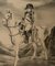 Eugene Laville, Napoleón I a caballo, década de 1800, lápiz y aguada sobre papel, enmarcado, Imagen 2