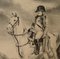 Eugene Laville, Napoleon I on Horseback, 1800s, Pencil & Wash on Paper, Framed 3