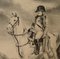 Eugene Laville, Napoléon Ier à cheval, années 1800, crayon et lavis sur papier, encadré 3