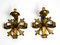 Brutalist Gilded Iron Wall Lamps, 1960s, Set of 2 11