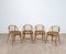 Rattan Chairs, France, 1960s, Set of 4 1