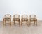 Rattan Chairs, France, 1960s, Set of 4 3