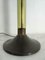Table Lamp in Brass Acrylic Glass and Fabric, 1960s 11