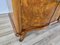 Small Sideboard in Blond Walnut Briar with Decorated Sliding Glass, Italy, 1950s, Image 28