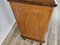 Small Sideboard in Blond Walnut Briar with Decorated Sliding Glass, Italy, 1950s 3