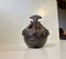 Vintage Aztec Warrior Two-Faced Pottery Head, 1980s 1