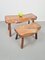 Vintage Brutalist Tree Trunk Nesting Tables in Oak, 1960, Set of 2, Image 4