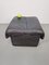 Vintage Black Leather Ottoman by Cinna Roset, France, 1970s 4