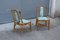 Italian Bamboo Chairs in Multicolor Fabric, 1950s, Set of 2, Image 5