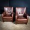 Vintage Leather Armchairs, Set of 2, Image 2