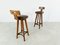 Vintage Brutalist Bar Stools, 1960s, Set of 2, Image 6