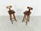 Vintage Brutalist Bar Stools, 1960s, Set of 2 2