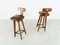 Vintage Brutalist Bar Stools, 1960s, Set of 2 7