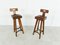 Vintage Brutalist Bar Stools, 1960s, Set of 2 3