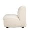 Fauteuil Moderne Modulaire Beige Buclé, Italie, 1970s 5