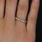 Modern French Diamond 18 Karat Yellow Gold Wedding Ring 6