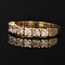 Modern French Diamond 18 Karat Yellow Gold Wedding Ring, Image 5