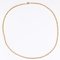 20th Century French 18 Karat Yellow Gold Double Jaseron Mesh Chain Necklace, Image 1