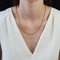 20th Century French 18 Karat Yellow Gold Double Jaseron Mesh Chain Necklace, Image 2