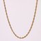 20th Century French 18 Karat Yellow Gold Double Jaseron Mesh Chain Necklace 5