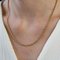 20th Century French 18 Karat Yellow Gold Double Jaseron Mesh Chain Necklace, Image 6