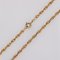 20th Century French 18 Karat Yellow Gold Double Jaseron Mesh Chain Necklace 8