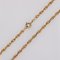 20th Century French 18 Karat Yellow Gold Double Jaseron Mesh Chain Necklace, Image 8