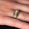 French Diamond 18 Karat Rose Gold Ring, 1950s, Image 10