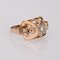 Bague Diamant en Or Rose 18 Carats, France, 1950s 9