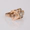 French Diamond 18 Karat Rose Gold Ring, 1950s 9