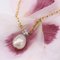 20th Century Fine Pearl and Diamond 18 Karat Yellow Gold Necklace 11