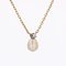 20th Century Fine Pearl and Diamond 18 Karat Yellow Gold Necklace, Image 6
