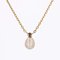 20th Century Fine Pearl and Diamond 18 Karat Yellow Gold Necklace, Image 14