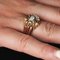 French Diamond 18 Karat Rose Gold Openwork Ring, 1960s, Image 10