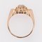 French Diamond 18 Karat Rose Gold Openwork Ring, 1960s, Image 11