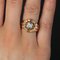French Diamond 18 Karat Rose Gold Openwork Ring, 1960s, Image 6