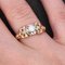 French Diamond 18 Karat Yellow Gold Solitaire Ring, 1950s, Image 6