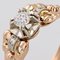 French Diamond 18 Karat Yellow Gold Solitaire Ring, 1950s, Image 9