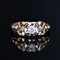 French Diamond 18 Karat Yellow Gold Solitaire Ring, 1950s, Image 5