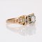 Bague Solitaire Diamant en Or Jaune 18 Carats, France, 1950s 10