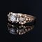 French Diamond 18 Karat Yellow Gold Solitaire Ring, 1950s, Image 7