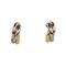 Tricolor Weave Gold Earrings from Cartier, 2000s 1