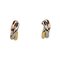 Tricolor Weave Gold Earrings from Cartier, 2000s, Image 1