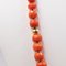 Vintage Red Coral and 18k Yellow Gold Necklace, 1970s 4