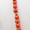 Vintage Red Coral and 18k Yellow Gold Necklace, 1970s, Image 4