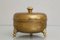 Art Deco Lidded Box of Hammered Brass, 1910s, Image 1