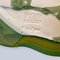 Espejo italiano moderno de resina en verde y blanco atribuido a Gaetano Pesce Fish Design, años 80, Imagen 3