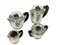 Art Deco French Silver Coffee and Tea Service, 1920s, Set of 4 2