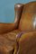 Vintage Brown Leather Armchair 9