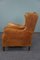 Vintage Brown Leather Armchair 5